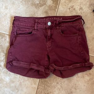 American Eagle Midi Jean Shorts Size 6